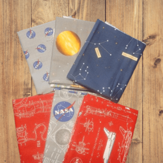 6 Fat Quarters - Assorted Outer Space by NASA Fat Quarter Bundle