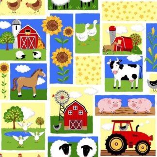 Barnyard Serenade Cotton Fabric