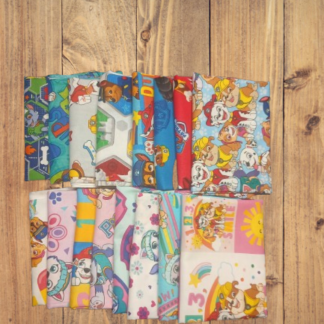 16 Fat Quarters - Assorted Paw Patrol Fat Quarter Bundle