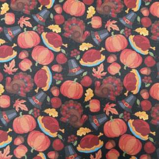 Thanksgiving Toss Cotton Fabric
