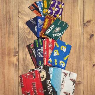 Assorted NFC NFL Cotton Fabric - 1 lb Scrap Bundle