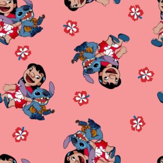 Lilo Stitch Forever Cotton Fabric