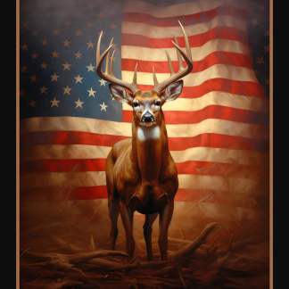 Handmade Tapestry "Standing Proud Buck”