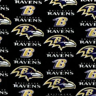 Handmade Valance or Curtain Panel Ravens