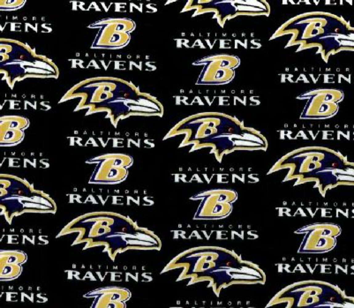 Handmade Valance or Curtain Panel Ravens