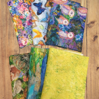 6 Fat Quarters - Assorted Love is All Around Fat Quarter Bundle