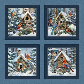 Handmade Tapestry "Snow Birds”