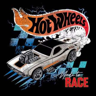 Hot Wheels Made to Race Panel Cotton Fabric