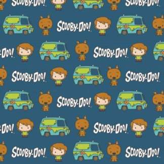 Scooby-Doo Chibi Best Pals Cotton Fabric