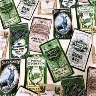 John Deere Posters Cotton Fabric