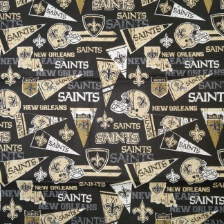 Handmade Valance or Curtain Panel Saints Flag