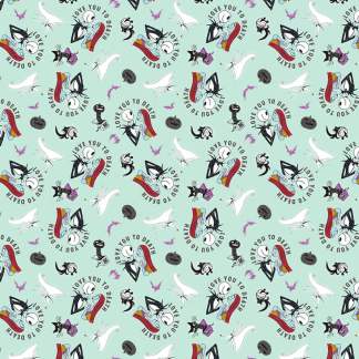 Nightmare Before Christmas Love You to Death Cotton Fabric