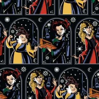 Hocus Pocus Night Sky Cotton Fabric