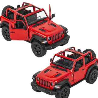 5" DIE-CAST 2018 JEEP WRANGLER OPEN TOP RED