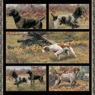 Handmade Tapestry "Show Dogs"