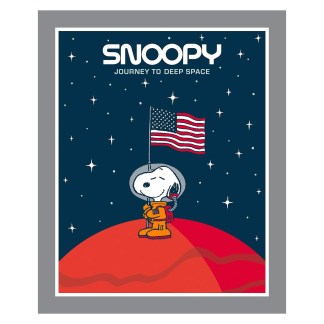 Handmade Tapestry "Snoopy Journey To Deep Space”