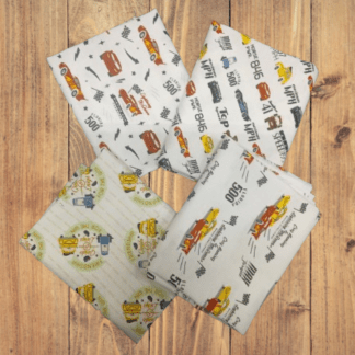 4 Fat Quarters - Assorted Disney Cars Collection III Fat Quarter Bundle