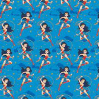 DC Justice League JR Wonder Woman Cotton Fabric