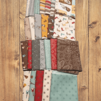 25 Fat Quarters - Assorted Cowboys Fat Quarter Bundle