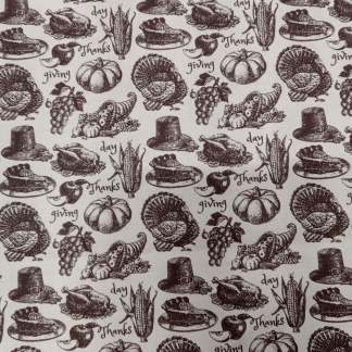 Thanksgiving Cotton Fabric