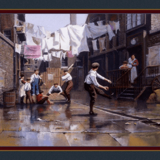 Baseball Play Ball Panel Cotton Fabric