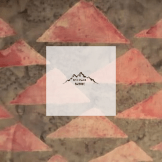 Triangles pink Cotton Fabric