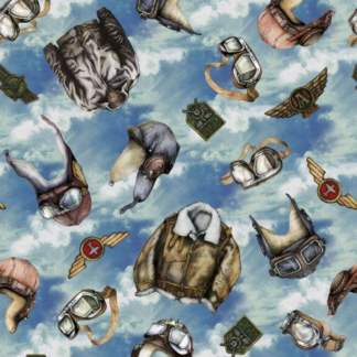 Handmade Valance or Curtain Panel First in Flight High Gear