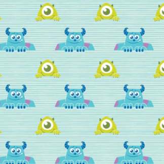 Mike and Sully Stripe Cotton Fabric