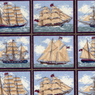 Ancient Mariners Picture Frames Cotton Fabric