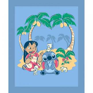Handmade Tapestry "Lilo and Stitch CP70284 Cotton”