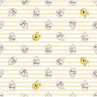 Winnie The Pooh Hunny Cotton Fabric