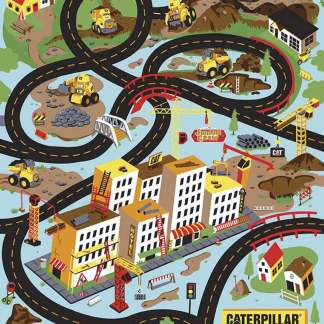 Handmade Tapestry "CAT Junior Crew Canvas Aqua”