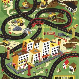 Handmade Tapestry "CAT Junior Crew Canvas Green”