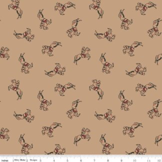 Cowboys Cowboy Tea Dye Cotton Fabric