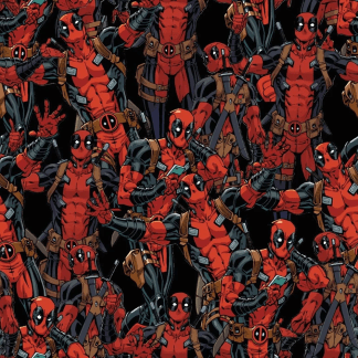 Deadpool Cotton Fabric