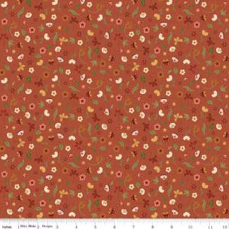 Created with Love Bloom & Grow Clay Cotton Fabric