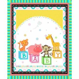 Handmade Tapestry “Baby Animals Blocks”