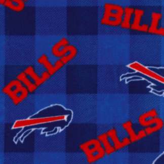 Buffalo Bills Check Fleece Fabric