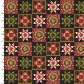 Handmade Placemat Or Table Runner Hold Your Horses Barnstar Quilt Multi