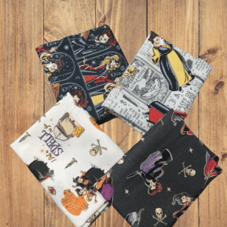 4 Fat Quarters - Assorted Hocus Pocus Fat Quarter Bundle