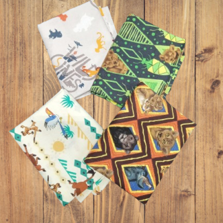 4 Fat Quarters - Assorted Lion King Lion Guard Fat Quarter Bundle