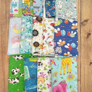 10 Fat Quarters - Assorted Oasis Fun Flannel Fat Quarter Bundle