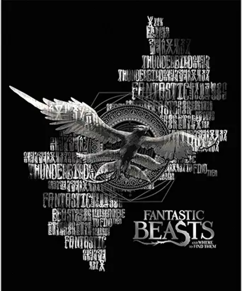 Fantastic Beasts Cotton Panel Fabric
