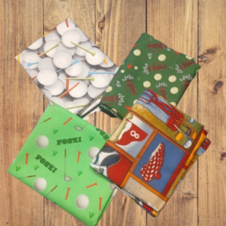 4 Half Yards -Assorted Golf Half Yard Bundle
