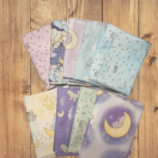 9 Fat Quarters - Assorted Care Bears Make A Wish Fat Quarter Bundle