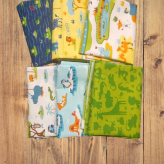 6 Fat Quarters - Assorted Zooville Fat Quarter Bundle