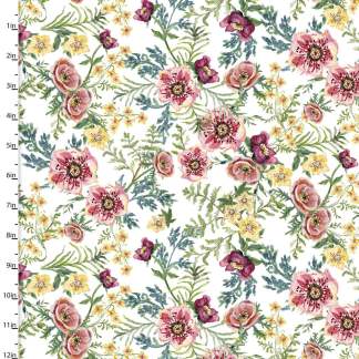 Handmade Placemat Or Table Runner Forest Friends Floral