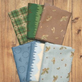6 Fat Quarters - Assorted Only You Smokey Bear Themed Fat Quarter Bundle