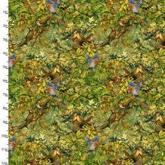 Handmade Placemat Or Table Runner Power of the Elements Hidden Birds