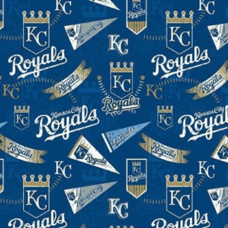 Kansas City Royals Flag Cotton Fabric